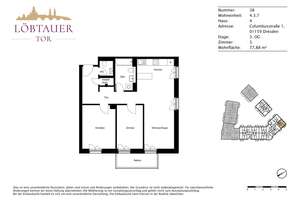Willkommen Zuhause: 3-Zimmer-Wohnung mit Balkon – Columbusstraße 1, 1159 Löbtau-Nord, Dresden – Vorschaubild 11