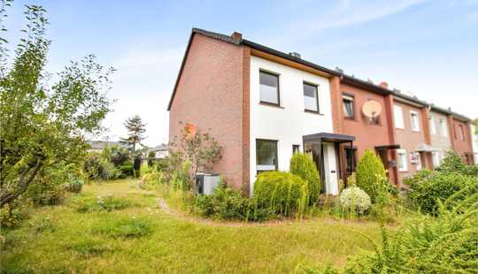 Bild von Ritterhude: Renoviertes Reihenendhaus mit Garten und Garage in familienfreundlicher Lage