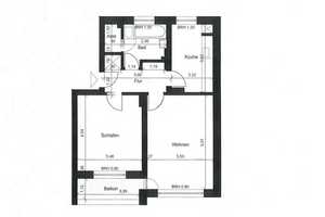 Stilvoll sanierte 2-Raum-Wohnung mit Loggia und Einbauküche in Düsseldorf - Sonntag Besichtigung – Buscherstraße 11, 40239 Düsseldorf – Vorschaubild 2