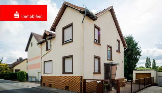 Bild von Frankfurt-Kalbach: Freistehendes Einfamilienhaus mit großem Garten.