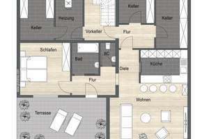 FREISTEHENDER BUNGALOW MIT EINLIEGERWOHNUNG – Die vollständige Adresse der Immobilie erhältst du vom Anbieter., 74078 Neckargartach, Heilbronn – Vorschaubild 16