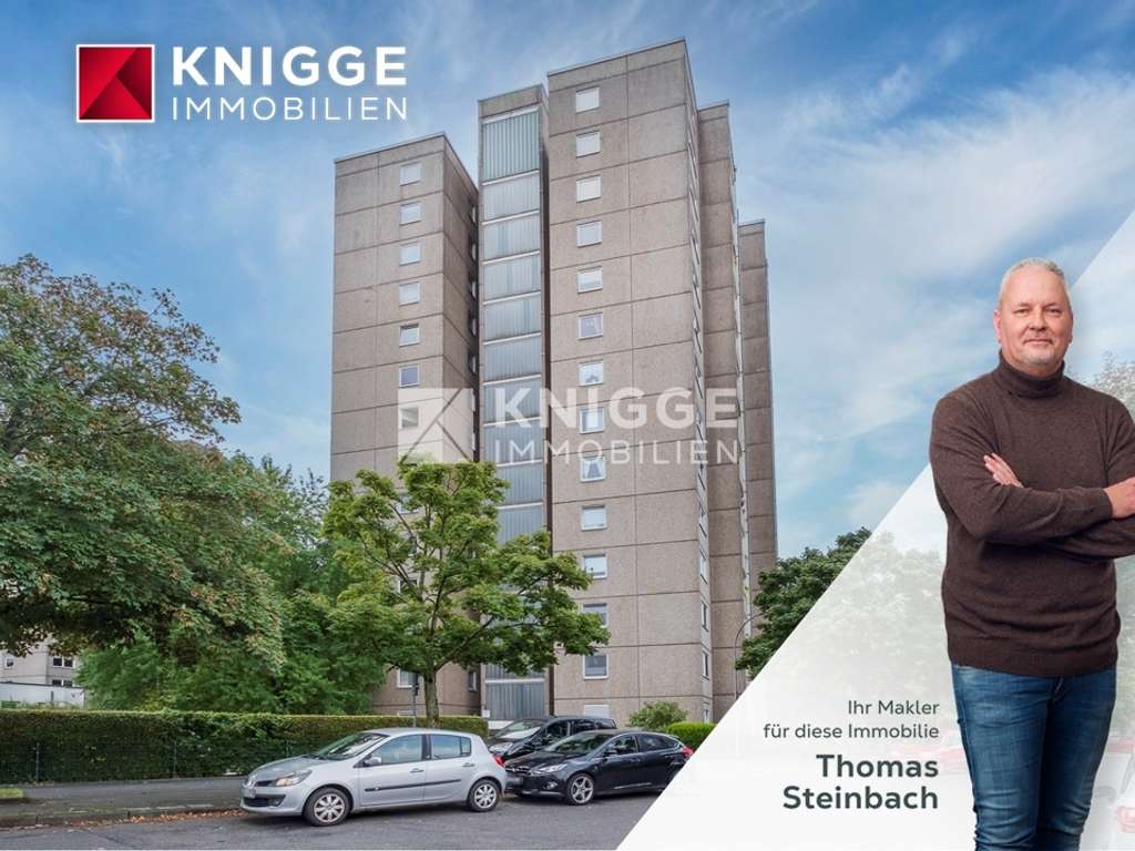 Immobilie in Bergisch Gladbach - +++ 3540 - Großzügige 4-Zimmer-Wohnung in beliebter Lage mit Weitblick und TG-Stellplatz +++ - Bild 0