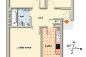 Schöne 31/2 Zi.-Wohnung in Hamm-Zentrum – Werler Straße 23, 59065 Mitte, Hamm – Vorschaubild 11