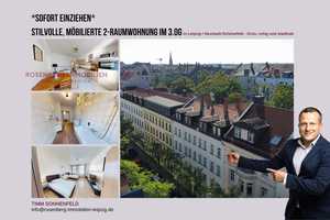 Möblierte 2-Zimmer-Wohnung in Leipzig / Neustadt-Schönefeld – Stilvolles Wohnen in ruhiger Lage – Ludwigstraße 32 WE08, 4315 Leipzig – Vorschaubild 1