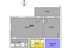 Attraktive 2-Zimmer-Wohnung mit eigenem Eingang, Terrasse & Garten – direkt an der Hochschule Pforzh – August-Kayser-Straße 30, 75175 Buckenberg, Pforzheim – Vorschaubild 9