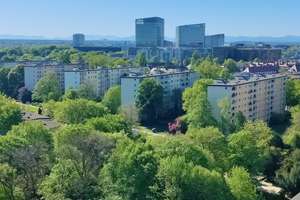 Über den Dächern von Bogenhausen - Bezugsfreie 2-Zimmer-Wohnung mit Alpenblick - provisionsfrei – Buschingstraße 43, 81677 Parkstadt, München – Vorschaubild 2