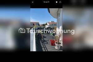 Tauschwohnung: Tausch: 2-Zimmer mit riesiger Dachterasse gegen 2-3 Zimmerw.