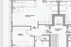 Exklusive 2ZKB Dachgeschosswohnung mit Balkon und Aufzug in Bielefeld Dornberg  – Wannseeweg 1, 33619 Dornberg, Bielefeld – Vorschaubild 20