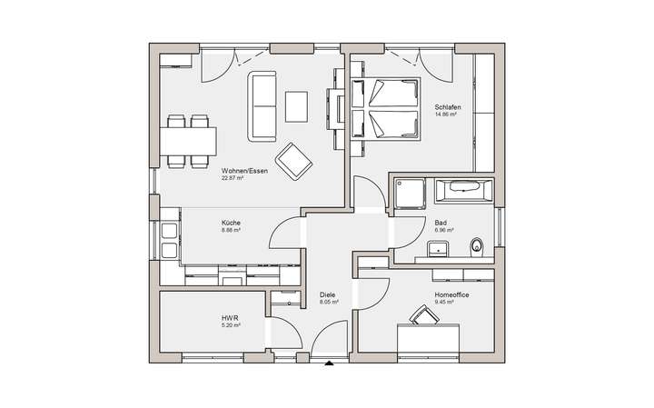 Grundriss Erdgeschoss