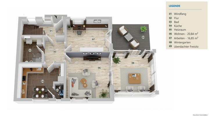 Haus 1 Grundriss Erdgeschoss