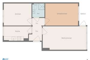  Hamburg-Hamm "neu renovierte + teilmodernisierte" 3 Zi.-Whg. ca. 67 m² + Balkon im Hochparterre! – Fuchsloch 6, 20535 Hamm, Hamburg – Vorschaubild 35