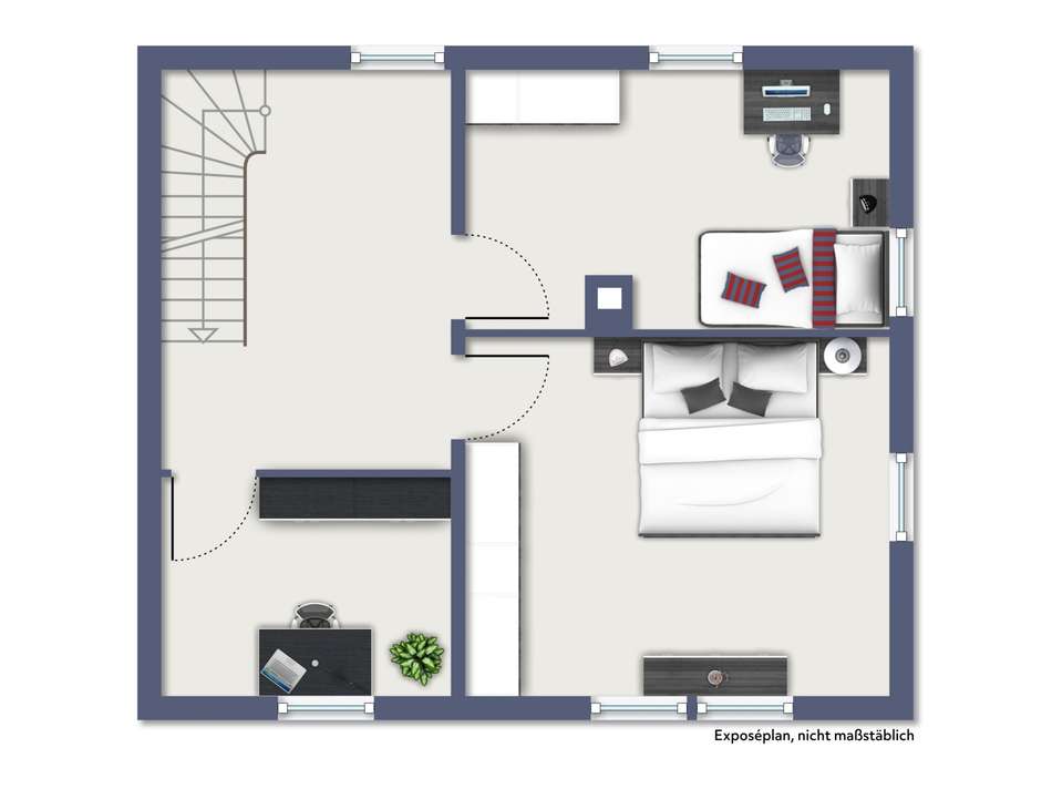 Grundriss Obergeschoss