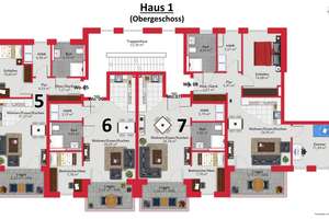 Neubau-Eigentumswohnung (KFW 40 + QNG) mit Süd-Loggia in Nadorst – Die vollständige Adresse der Immobilie erhältst du vom Anbieter., 26127 Nadorst, Oldenburg (Oldenburg) – Vorschaubild 8