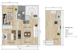 Frisch renovierte Dachgeschosswohnung mit neuer Küche – zentral in Albstadt-Ebingen – 72458 Albstadt – Vorschaubild 10