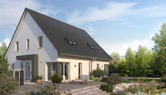 Bild von Raumgewinn und Wohnkomfort in moderner Doppelhausarchitektur