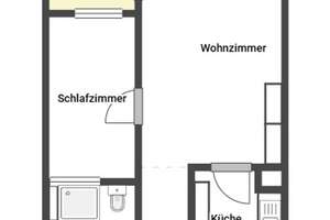 Betreutes Wohnen: Gepflegte 2-Zimmer-Wohnung mit Balkon und Grünblick in Stuttgart-Weilimdorf – 70499 Bergheim, Stuttgart – Vorschaubild 11