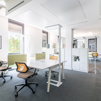 Coworking-Bereich in Regus Kaiserlei