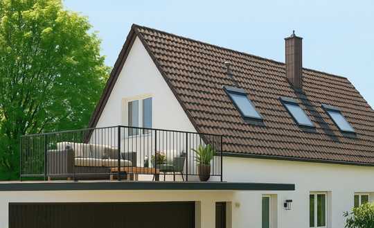 Modernisiertes Einfamilienhaus, großer Garten, Doppelgarage und Stellplatz ab 08/2025 frei