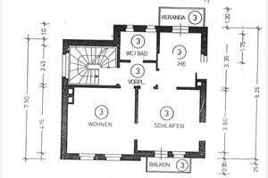 2 Zi. Altbauwohnung mit Balkon, möbliert  – Die vollständige Adresse der Immobilie erhältst du vom Anbieter., 70199 Südheim, Stuttgart – Vorschaubild 15