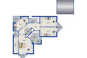 Repräsentatives Wohnen im Grünen - Exklusive Villa mit Einliegerwohnung in Köln-Hahnwald – Die vollständige Adresse der Immobilie erhältst du vom Anbieter., 50996 Hahnwald, Köln – Vorschaubild 8