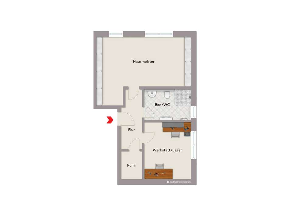 Grundriss Wohnung 6