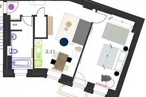 Cozy 2 Room Apartment in Friedrichshain (Available August only) – Seumestraße 2, 10245 Berlin – Vorschaubild 4
