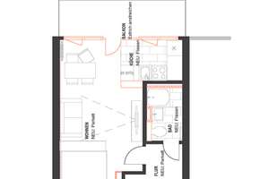 Komplett modernisierte 1-Zi.-Wohnung mit Balkon * 31 m² – Feuchtwanger Str 3, 80937 Am Hart, München – Vorschaubild 10