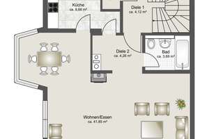 Wohnen wie im Haus: 3-4-Zimmer-Maisonette-Wohnung in idyllischer Lage von Grafing – Die vollständige Adresse der Immobilie erhältst du vom Anbieter., 85567 Grafing bei München – Vorschaubild 29