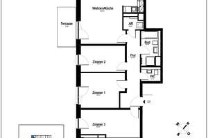 Attraktive 4-Zimmer Erdgeschosswohnung zur Miete in Tonndorf - Wentzel Dr. – Die vollständige Adresse der Immobilie erhältst du vom Anbieter., 22159 Farmsen-Berne, Hamburg – Vorschaubild 12