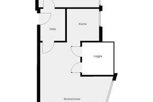 Möblierte 1-Zimmer-Wohnung mit Einbauküche, 1x Loggia und Stellplatz in der Ludwigsvorstadt – Die vollständige Adresse der Immobilie erhältst du vom Anbieter., 80336 Ludwigsvorstadt-Kliniken, München – Vorschaubild 11
