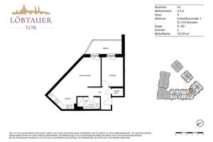 Exklusiv, modern und zentral - 2-Zimmer-Wohnung mit Balkon – Columbusstraße 1, 1159 Löbtau-Nord, Dresden – Vorschaubild 11