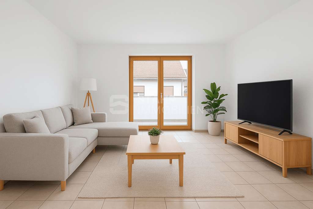 Immobilie in Fischach - Wohlfühlen ab sofort: 3-Zimmer-Wohnung mit Balkon - Bild 0