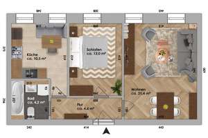 CHARMANTER RÜCKZUGSORT IM DENKMALGESCHÜTZTEN ALTBAU IN BESTLAGE VON REUDNITZ – Die vollständige Adresse der Immobilie erhältst du vom Anbieter., 4317 Reudnitz-Thonberg, Leipzig – Vorschaubild 20