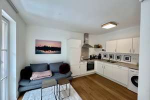 Moderne 1.5 Zimmerwohnung mit Fitnessraum & Concierge - kurzfristig an Einzelperson abzugeben – Augustenstraße 15, 80333 Augustenstraße, München – Vorschaubild 1