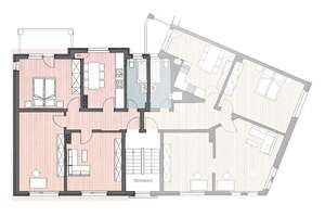 Entwicklungspotenzial mit 3 Zimmern und Loggia im X-Viertel! – Die vollständige Adresse der Immobilie erhältst du vom Anbieter., 48147 Kreuz, Münster – Vorschaubild 5