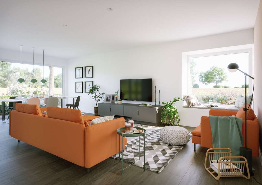 Immobilie in Boffzen - Traum-Bungalow mit Fernblick- modern, nachhaltig und individuell! (SOL110V3) - Bild 3