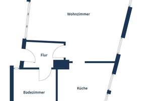 1-Zimmer-Erdgeschosswohnung in angenehmer Wohnanlage mit idealem Grundriss – Die vollständige Adresse der Immobilie erhältst du vom Anbieter., 86154 Links der Wertach-Nord, Augsburg – Vorschaubild 11