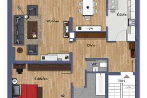 Wohnen mit Charakter – außergewöhnliche Dachgeschosswohnung mit großer Terrasse im Bismarckviertel – Die vollständige Adresse der Immobilie erhältst du vom Anbieter., 47799 Cracau, Krefeld – Vorschaubild 19