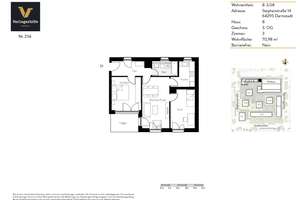 Moderne 3-Zimmer-Wohnung mit Loggia im Verlegerviertel – Stephanstraße 14, 64295 Darmstadt-West, Darmstadt – Vorschaubild 11