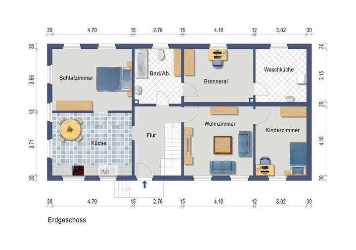 Grundriss Erdgeschoss