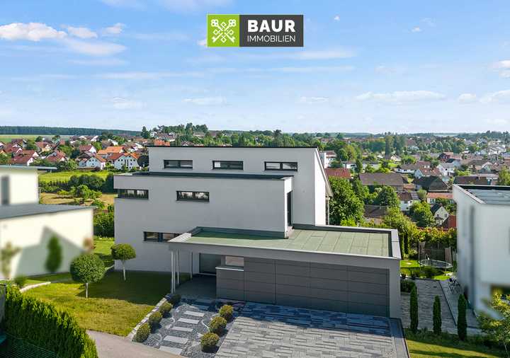 360°|Moderne Villa in Aussichtslage (BJ 2018): Stilvoll, offen & hochwertig ausgestattet in Krauchen