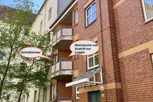 Geräumige zwei Zimmer  in ruhiger Grünlage - Wohnküche, Bad u. Gä.-WC – Chamissostraße 4, 30165 Hainholz, Hannover – Vorschaubild 13