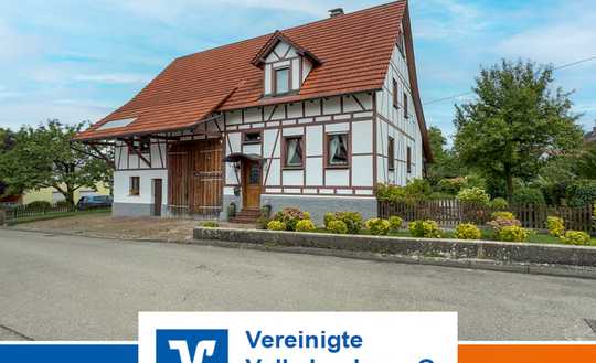 GEPFLEGTES FACHWERKHAUS - SCHEUNE - GROßER GARTEN - VIEL WOHNFLÄCHE & AUSBAUPOTENTIAL IN ROMMELSBACH