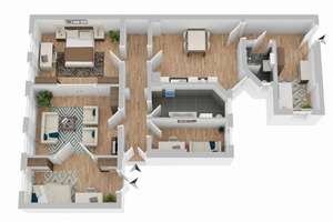 Gräfekiez: Bezugsfreie 5,5-Zimmer-Altbauwohnung in schönster Kreuzberger Lage – Die vollständige Adresse der Immobilie erhältst du vom Anbieter., 10967 Kreuzberg, Berlin – Vorschaubild 6