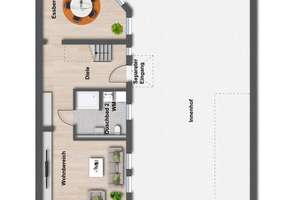 Mehrfamilienhaus mit Eigennutzungsoption, großem Stadtgarten & Entwicklungspotenzial in Köln-Bayenth – Die vollständige Adresse der Immobilie erhältst du vom Anbieter., 50968 Bayenthal, Köln – Vorschaubild 2