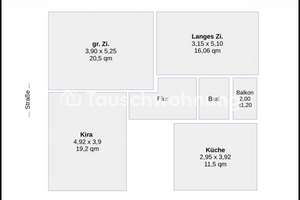 Tauschwohnung: 3-Zimmer-Wohnung in Köln-Mülheim zum Tausch
