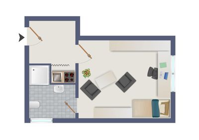 praktisches Apartment