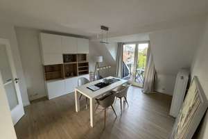 Möblierte Wohnung mit Balkon: freundliche 3-Zimmer-Wohnung in Düsseltal