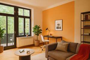 Schöne 2-Zimmer-Wohnung mit Balkon und Sondernutzungsrecht am Garten sowie Stellplatz im beliebte... – Die vollständige Adresse der Immobilie erhältst du vom Anbieter., 1099 Radeberger Vorstadt, Dresden – Vorschaubild 3