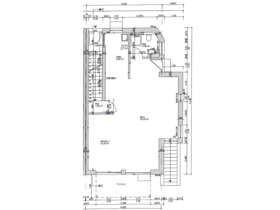 Grundriss EG - Wohnung 1
